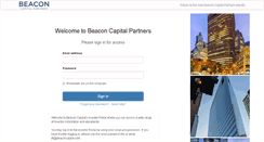 Desktop Screenshot of investors.beaconcapital.com